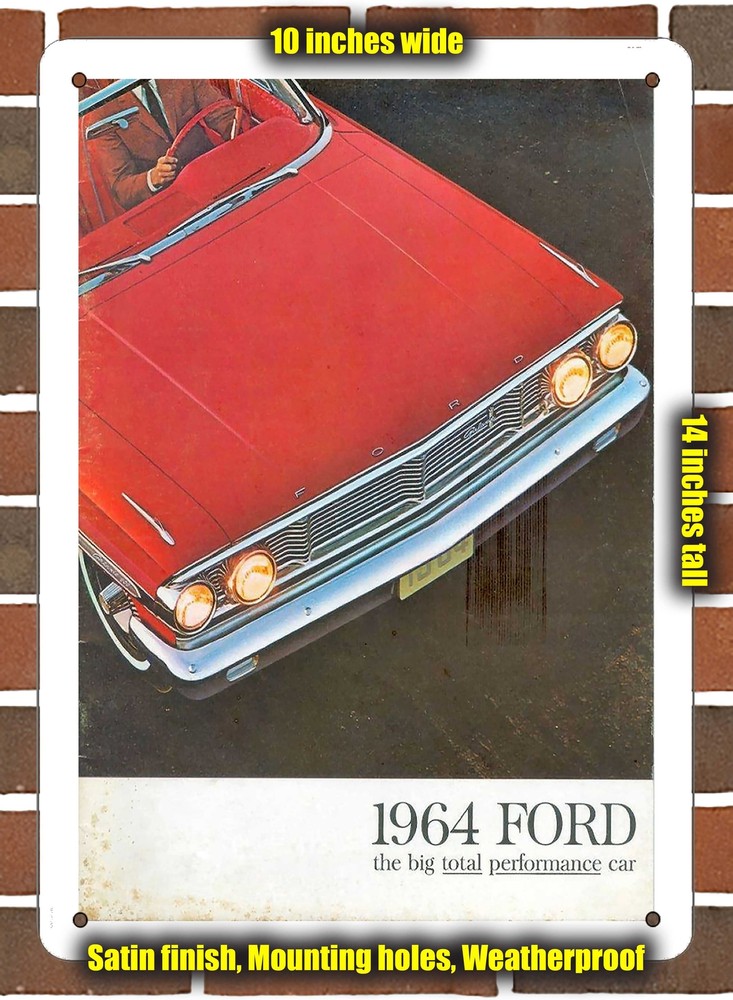 Metal Sign - 1964 Ford