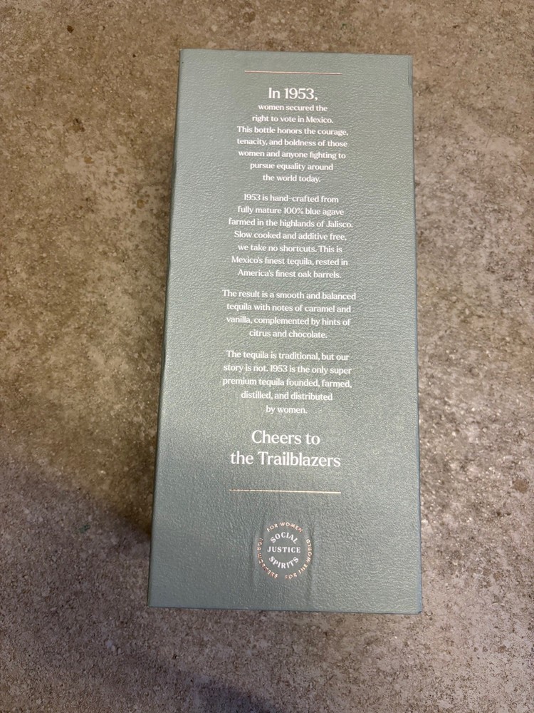 1953 Anejo Tequila Rare - Empty Box