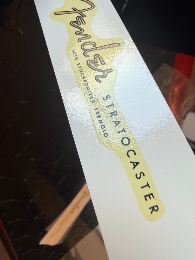 Fender Stratocaster Spaghetti Style Waterslide Decal Strat