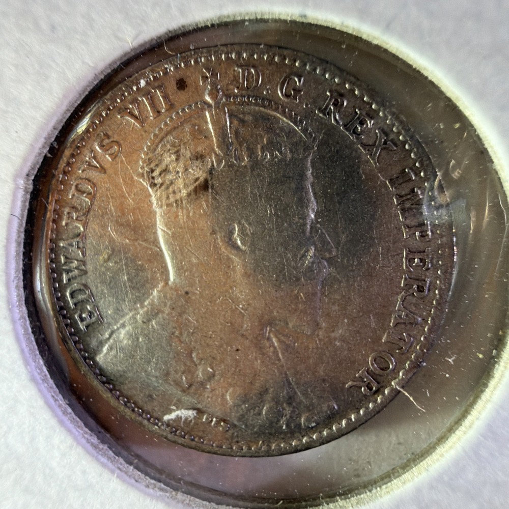 1907 Canada - 5 Cent Coin - .925 Silver Five Cent- 275