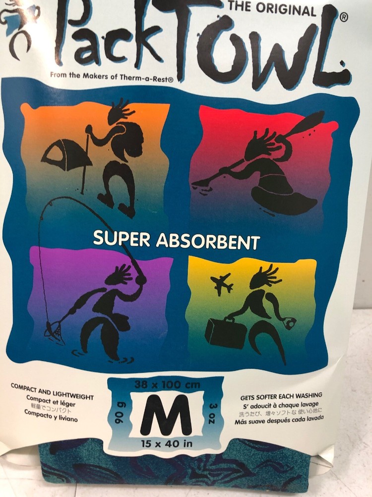 Packtowl Size M Blue Graphics