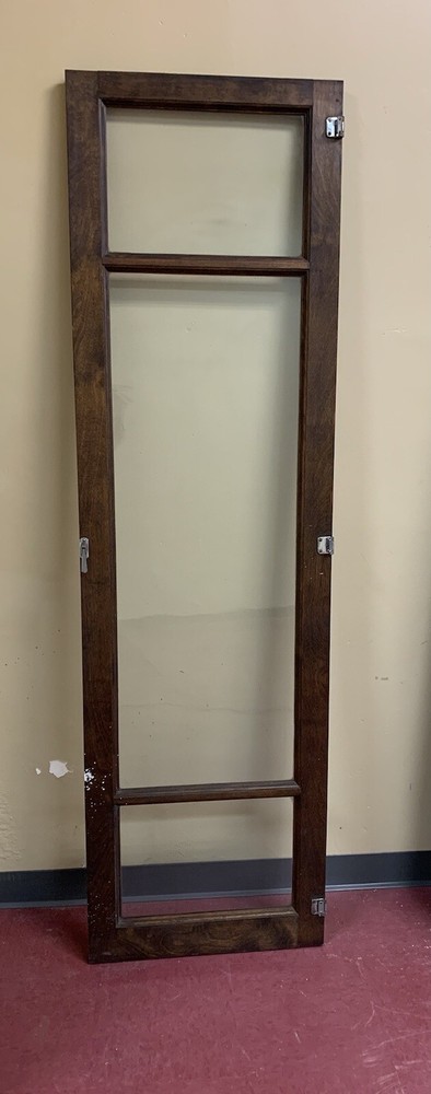 Antique Victorian Window Panel With Glass