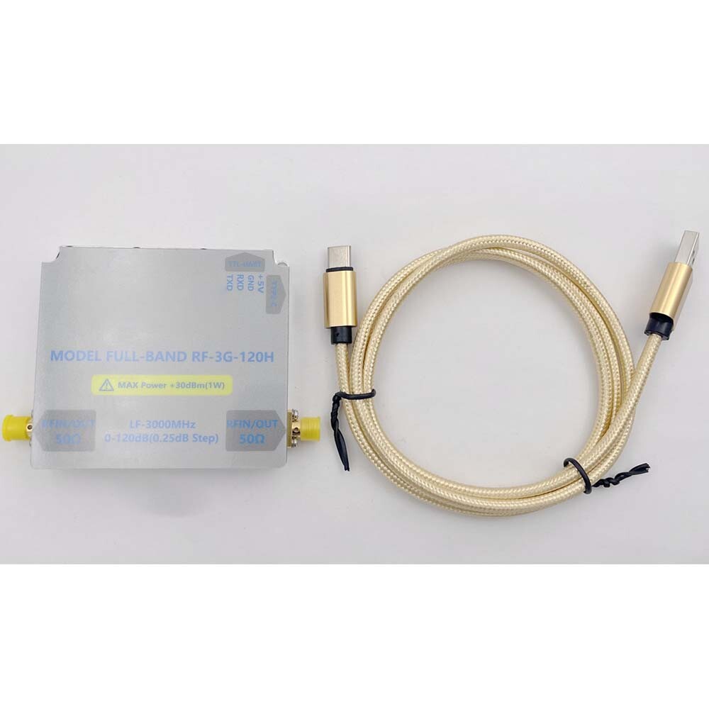 For LF-3GHZ-120DB 0.25DB Step Bidirectional RF Numerical Control Attenuator