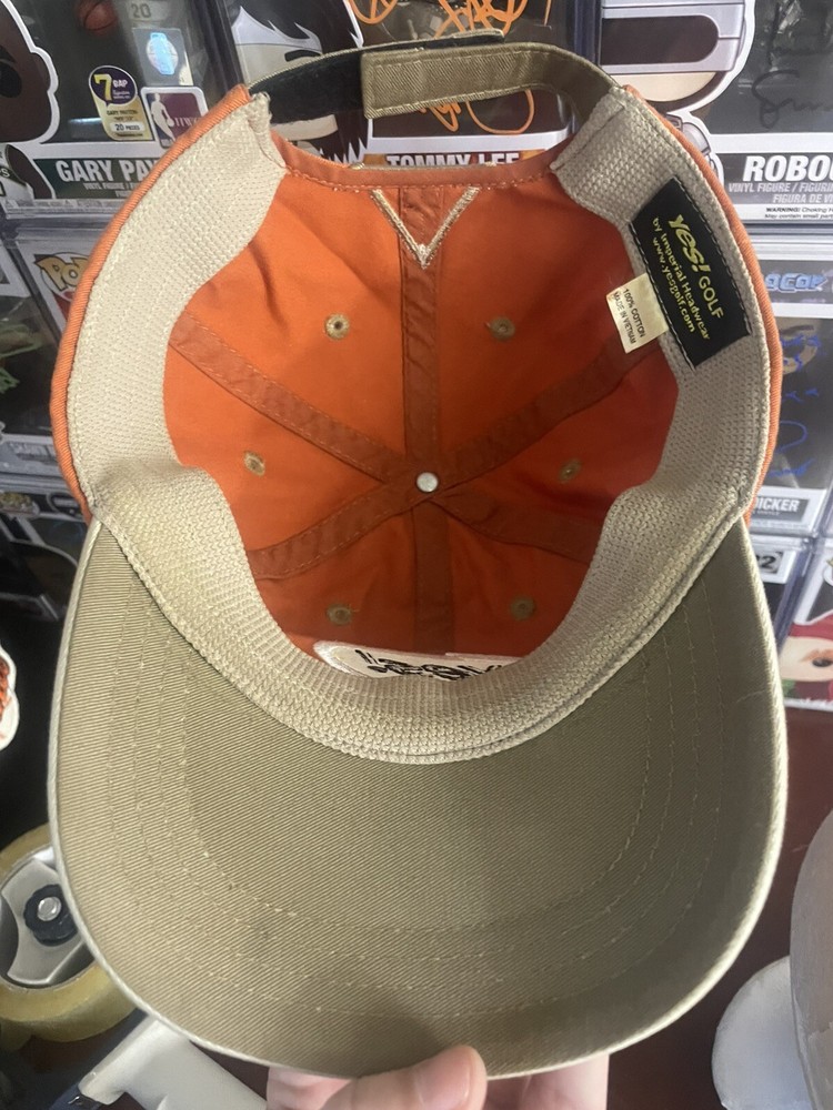 YES Golf C-Groove Putters Strapback Hat / Cap - Orange