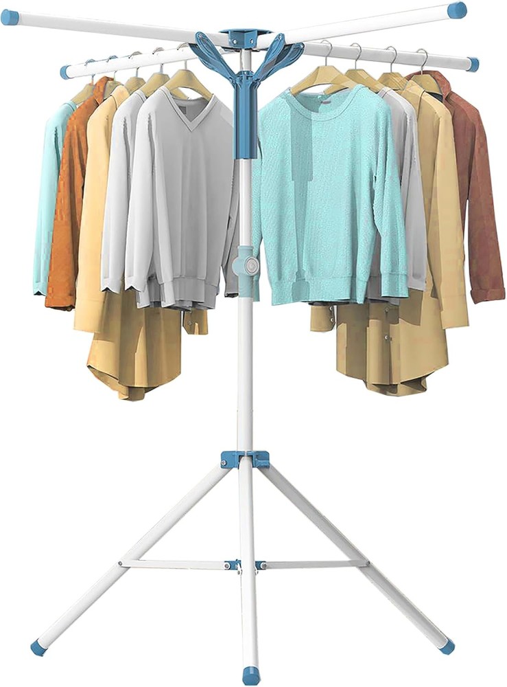 Clothes Drying Racks Height-Adjustable 52 Inches Updated Version,Stainless Steel