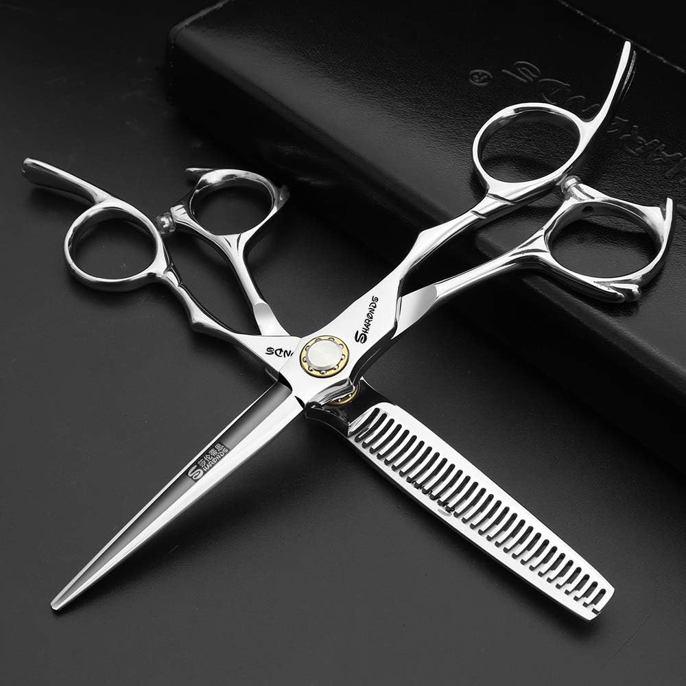 6" Hairdressing Scissors Thinning Scissors, Scissors Box Comb Adjuster (set)
