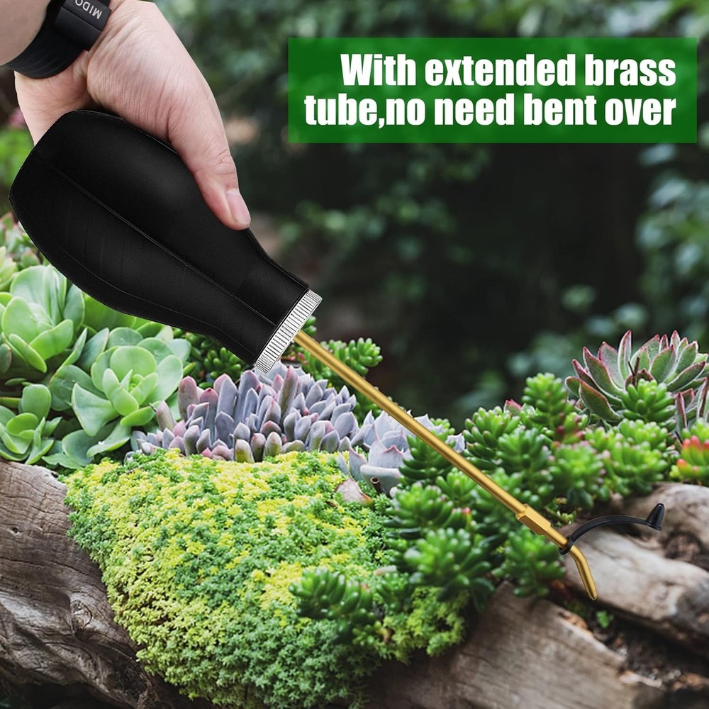 Bulb Duster Sprayer Insect Buster – Handheld, 7" Extendable Applicator Small