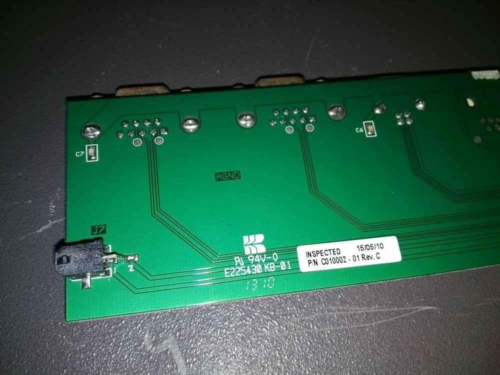 C010002 Back Panel PCB for Ecotech E020040 NOx Gas Analyser Serinus 40 NOx
