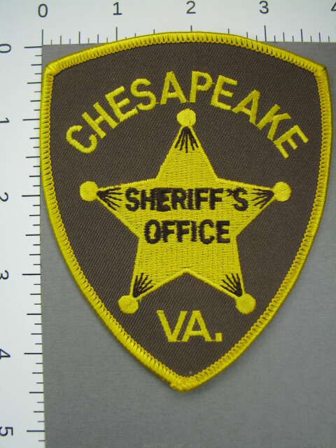 713 Virginia CHESAPEAKE SHERIFF'S OFFICE Patch