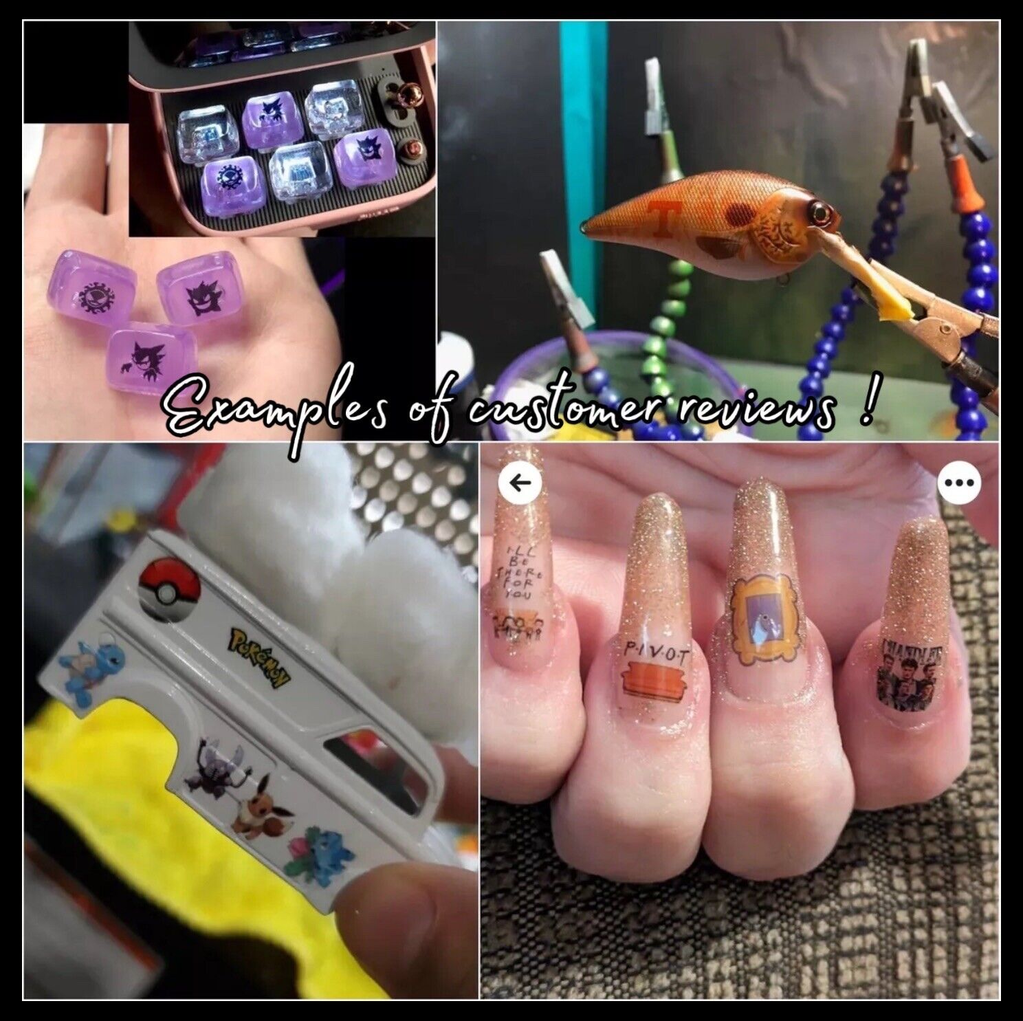 Notre Dame Waterslide Finger Nail Decals Set Of 50 Ins Bonus Inc.