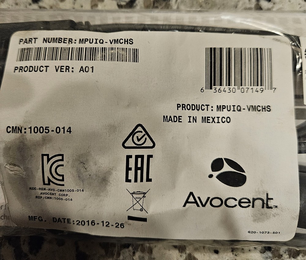 New Avocent MPUIQ-VMCHS Server Interface Module