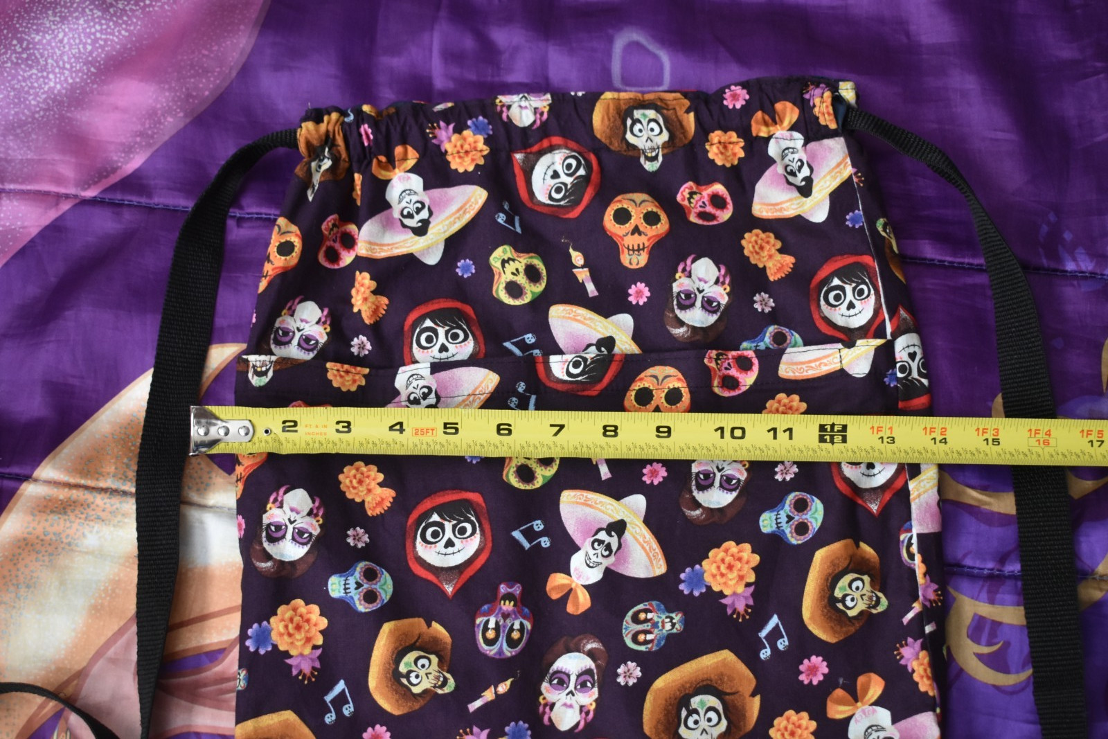 Disney Coco Miguel Hector Ernesto de la Cruz Imelda Drawstring bag tote Backpack