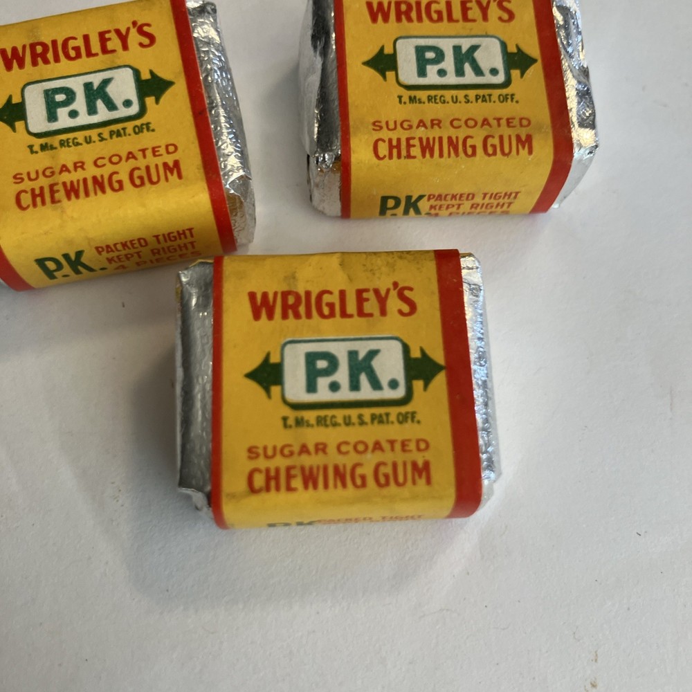 Wrigleys PK Chewing Gum Foil Wrapper