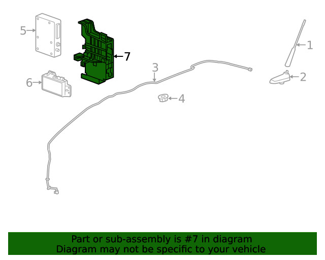 Genuine GM Communication Interface Module Bracket 42642834