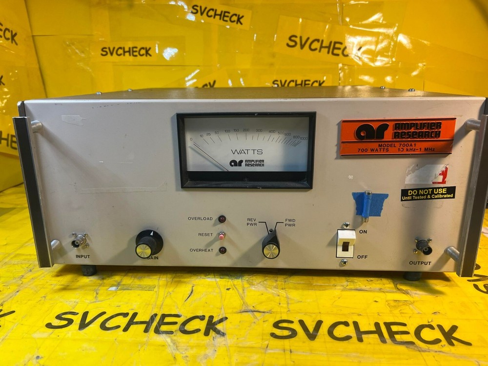 Amplifier Research 700A1 700W RF Solid State High Power Amplifier 1000Mhz