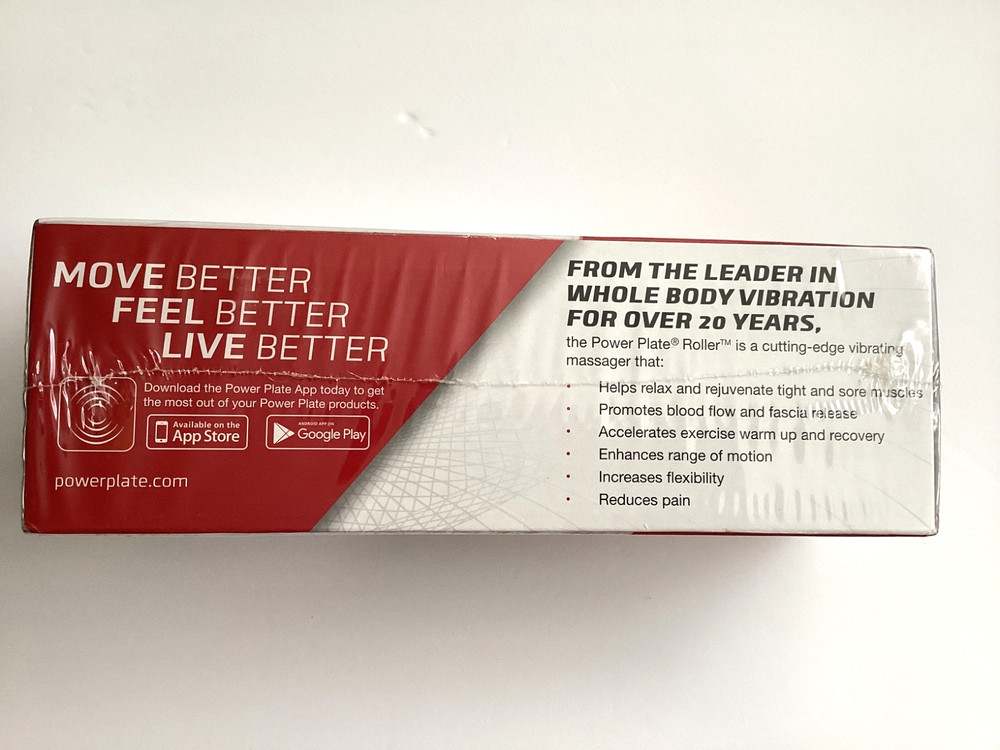 Power Plate Roller Targeted Vibration Massage Roller NEW