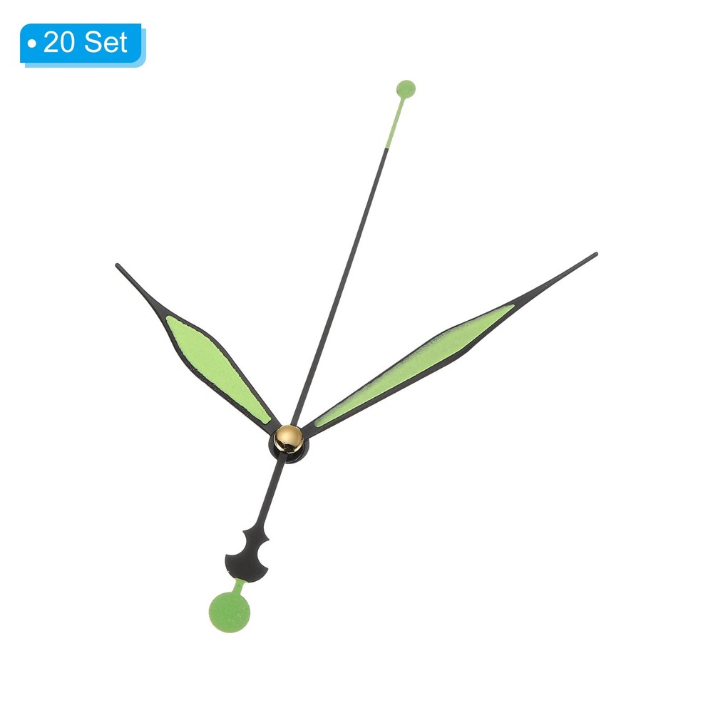 Clock Hands Kit, 20 Set Clock Hands Kits Parts Replacement,Green