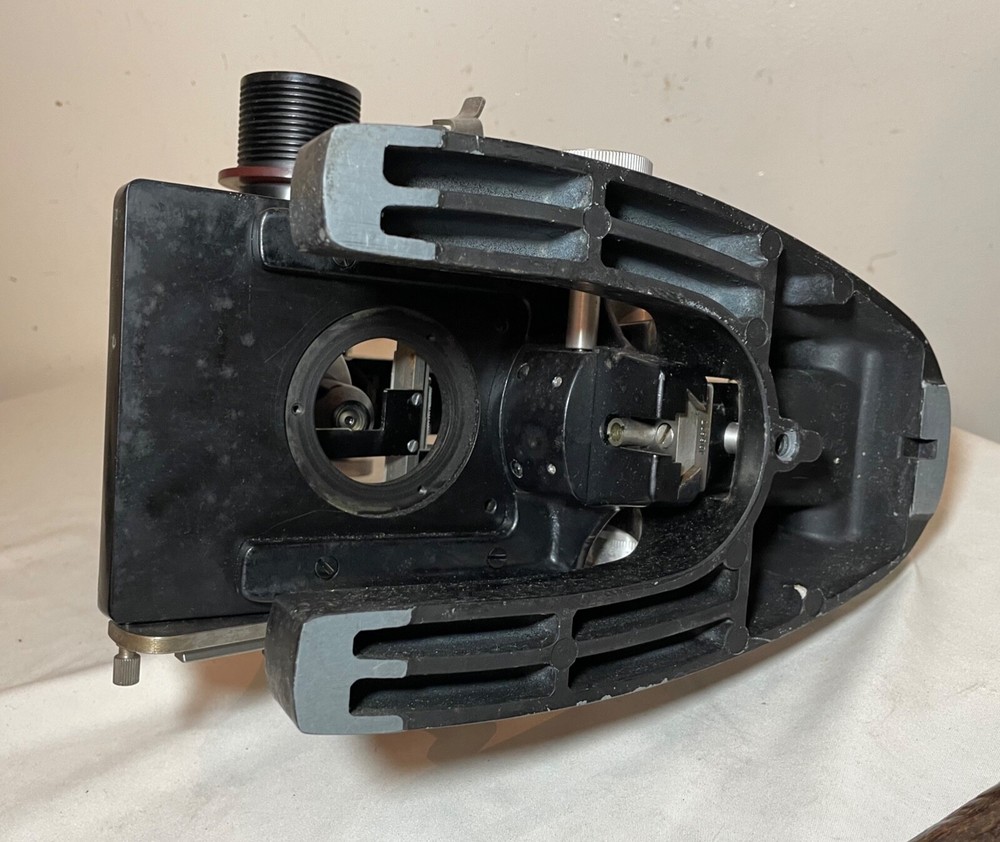 vintage original Bausch & lomb August Waeldon balplan binocular iron microscope