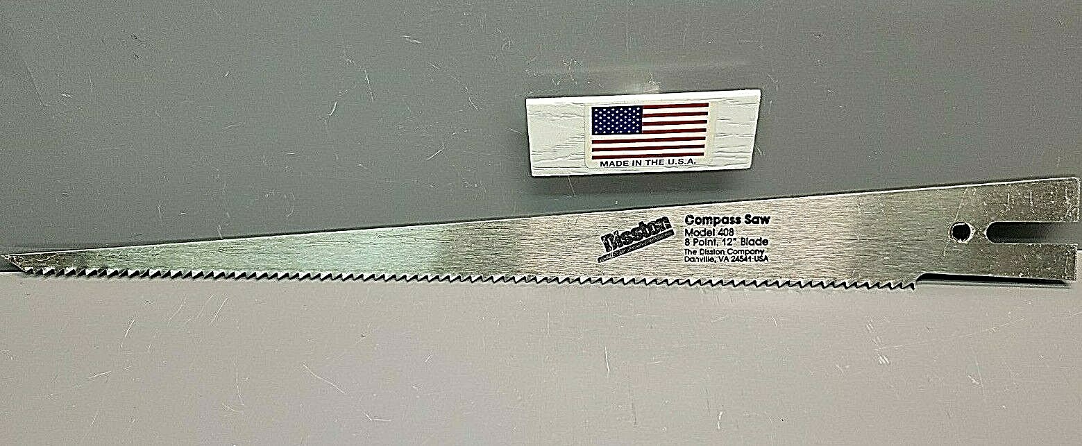 Disston Keystone Keyhole Compass Saw Blade  Model 4 / K4   8-10 TPI   12" / 14"