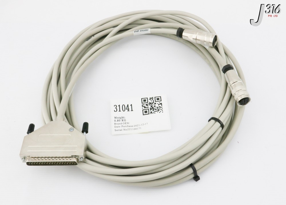 31041 OEM TRIGGER AND SHAFT ENCODER CABLE ASSY, 7001950, LENGTH 5M (NEW) 201274