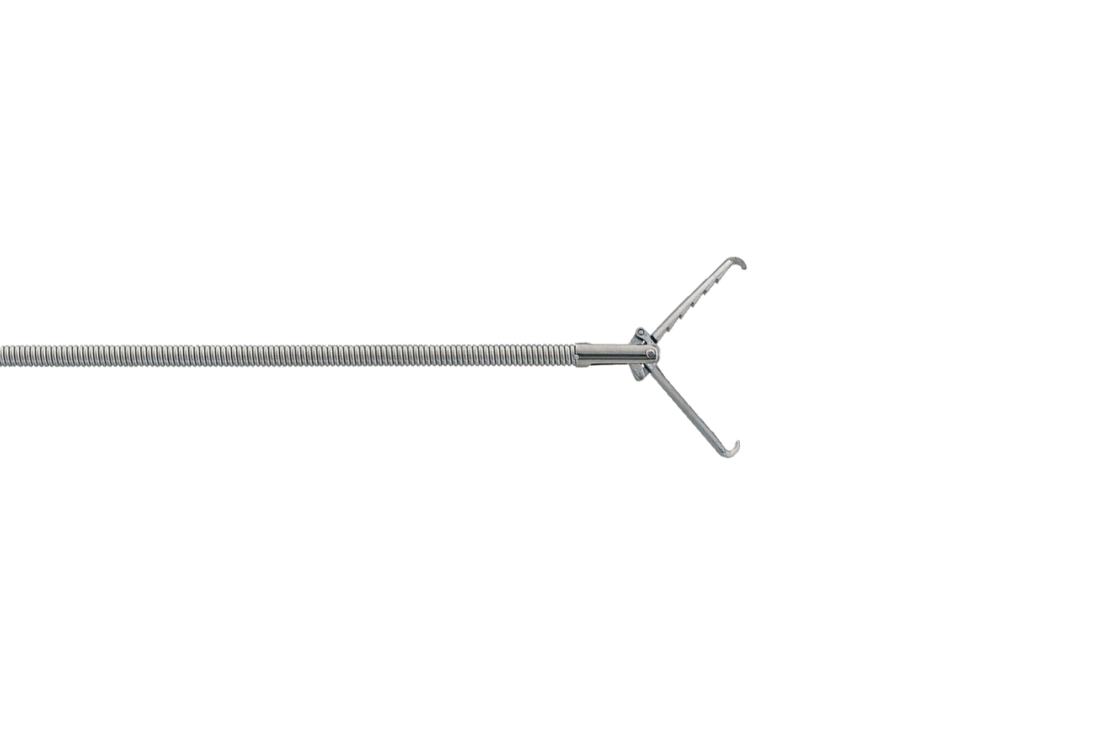 Flexible Rat Tooth Grasper, 2.4 x 2300mm, Long Jaw