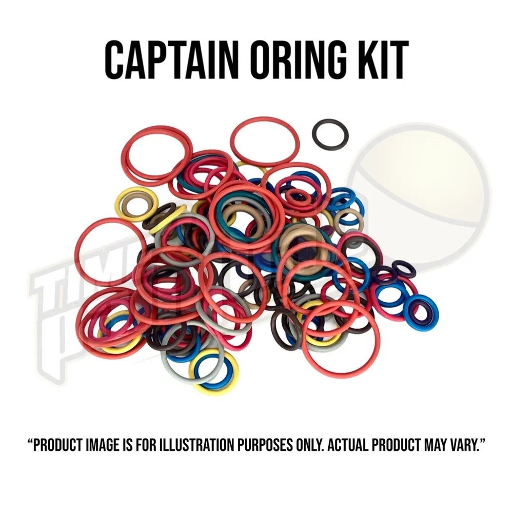 Captain O-Ring Eclipse ETHA 2 / 3 Color Coded 3x Oring Rebuild Seal Kit O Ring