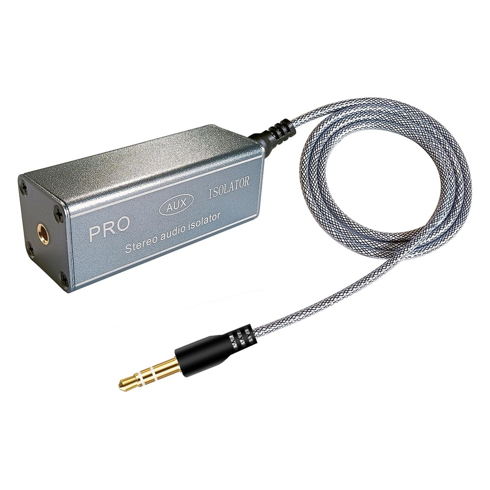 3.5mm Noise Filter Pro Hum Eliminator Ground Loop Isolator (No Affect Bass) A...