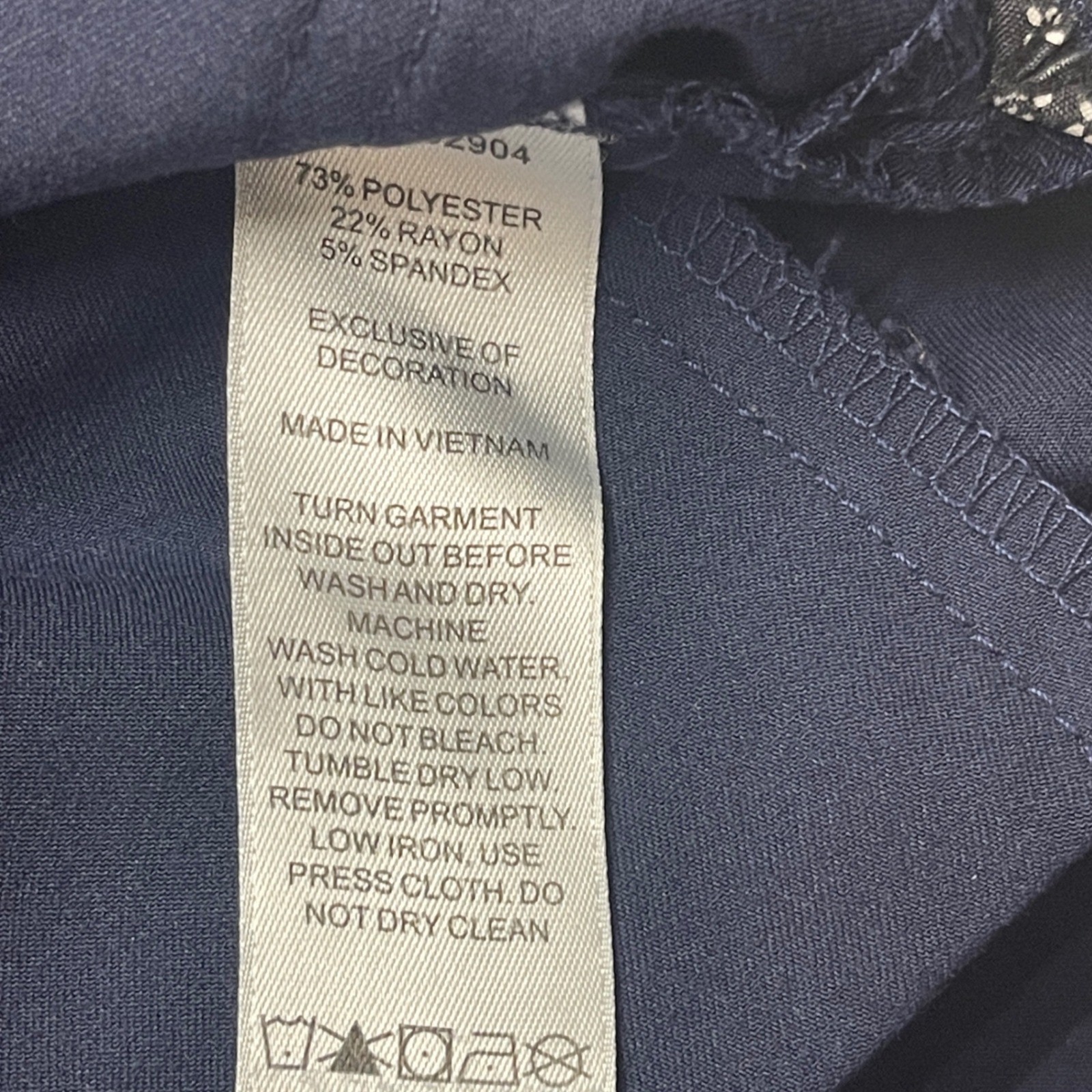 Beyond Scrubs Scrub Set Womens XS Navy Blue Jogger Pants V-Neck Top Uniform