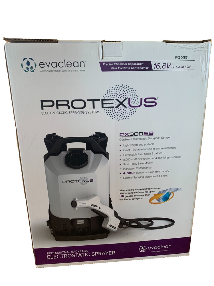 Protexus PX300ES Electrostatic Backpack Sprayer 16.8V Cordless NEW