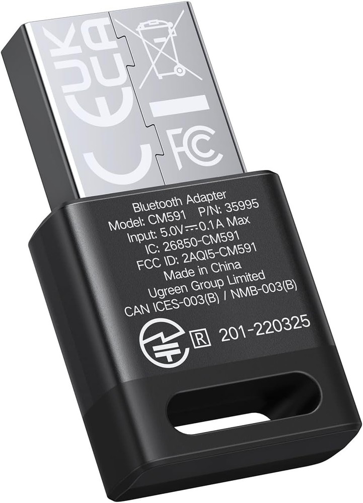 USB Bluetooth 5.3 Adapter for Windows 11 - Connect Up to 5 Devices Effortlessly