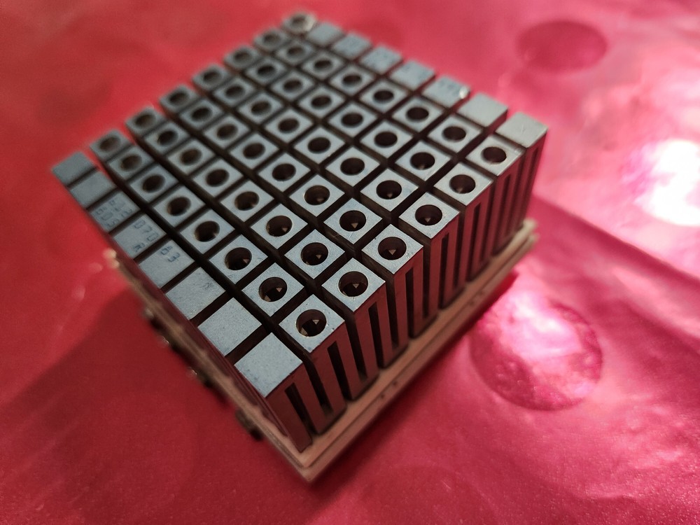 Vintage IBM-4381 Mainframe/Supercomputer Museum TCM/MCM CPU/Processor Gold Pins