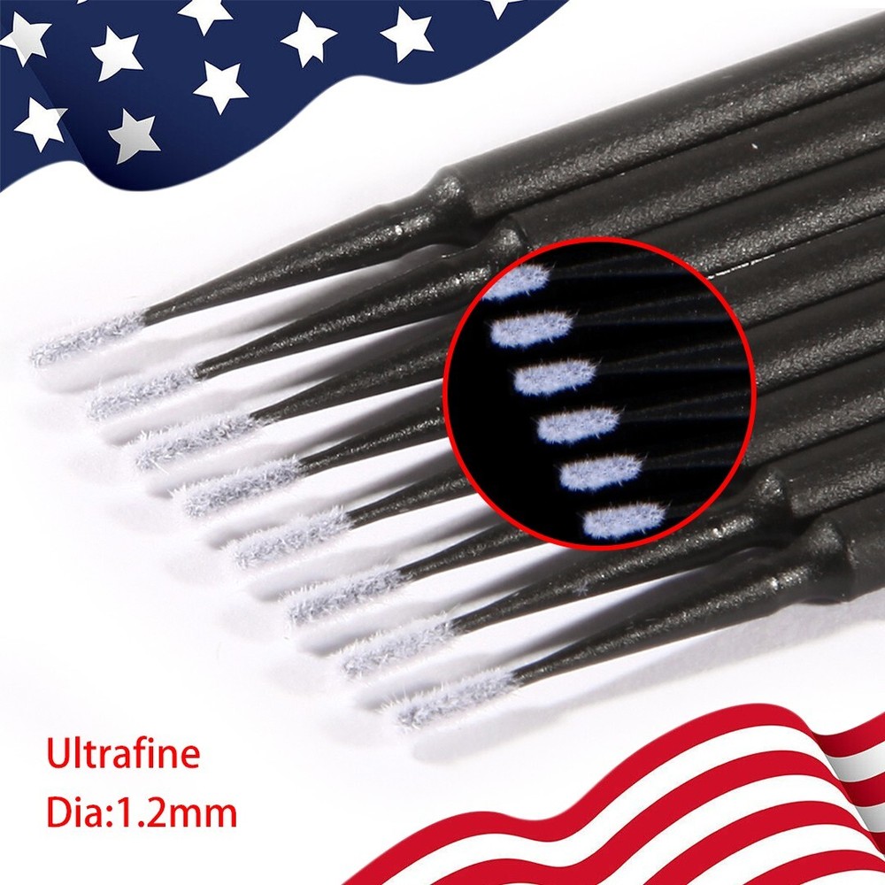100 Pcs Dental Micro Applicator Disposable Tooth Brush Tips 1.2mm