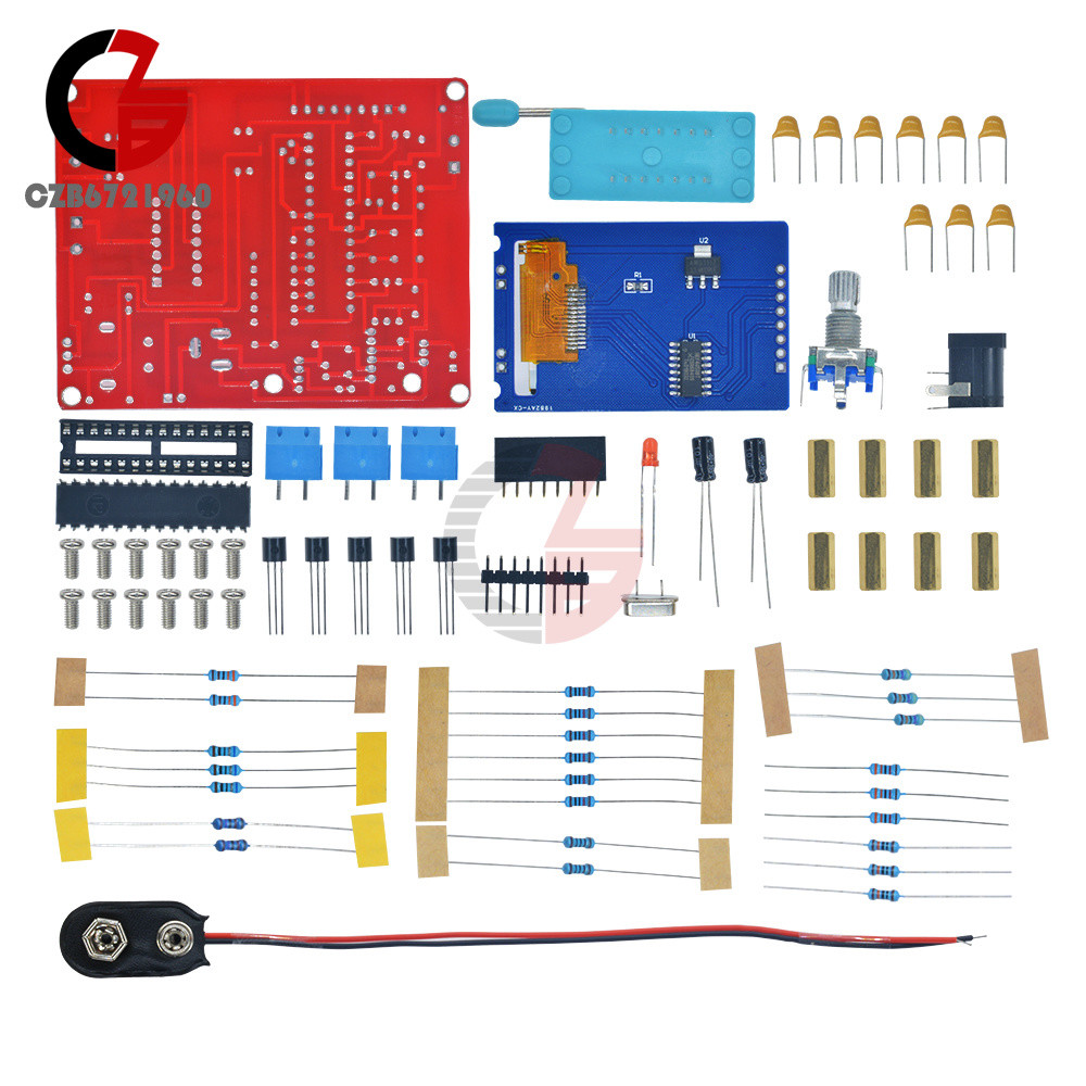DIY TFT Mega328 Transistor Tester LCR Capacitance ESR meter Kit Frequency Signal