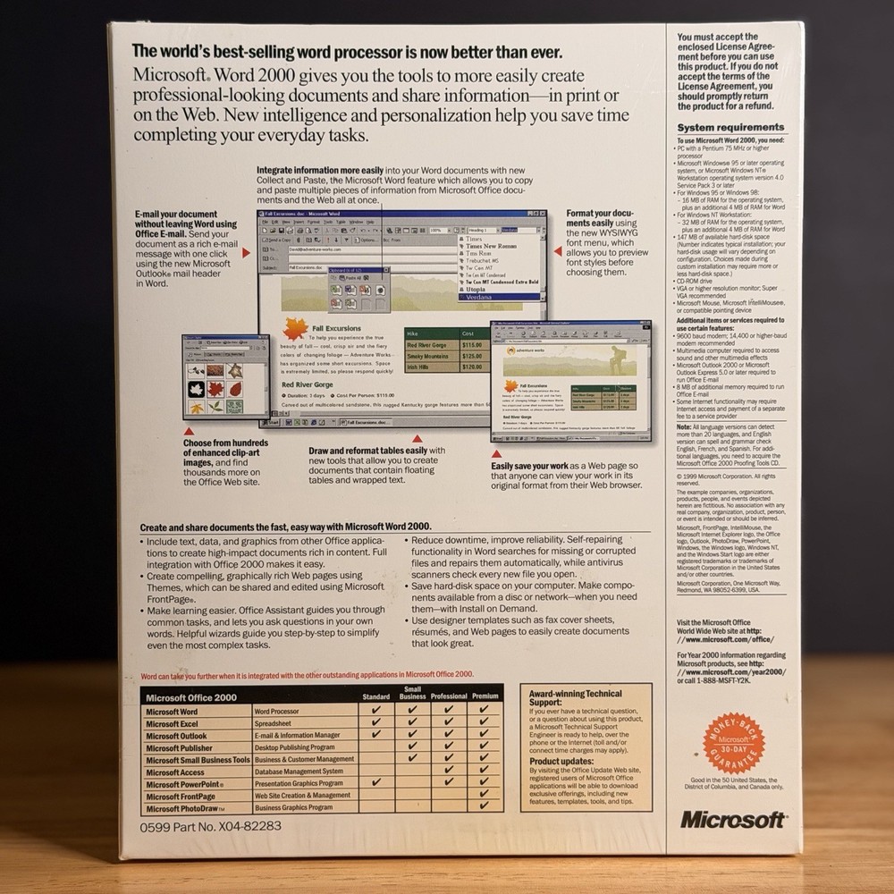 ⚡️RARE NEW Microsoft Word 2000 CD-ROM (Microsoft Office Application) ⚠️SEALED