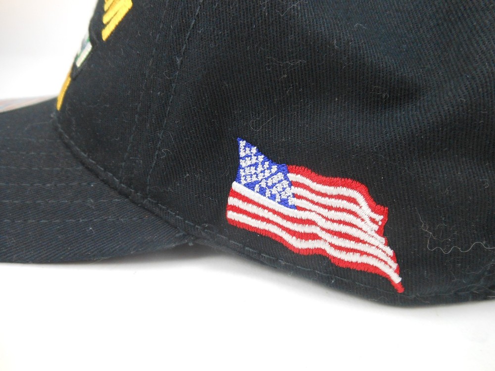 Vietnam Veteran Baseball Cap Black Hat
