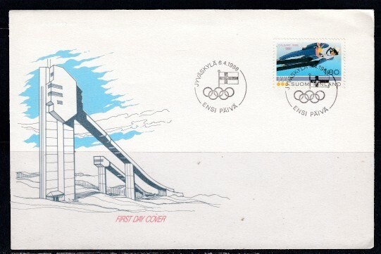 FINLAND Ski Jumping FIRST DAY COVER