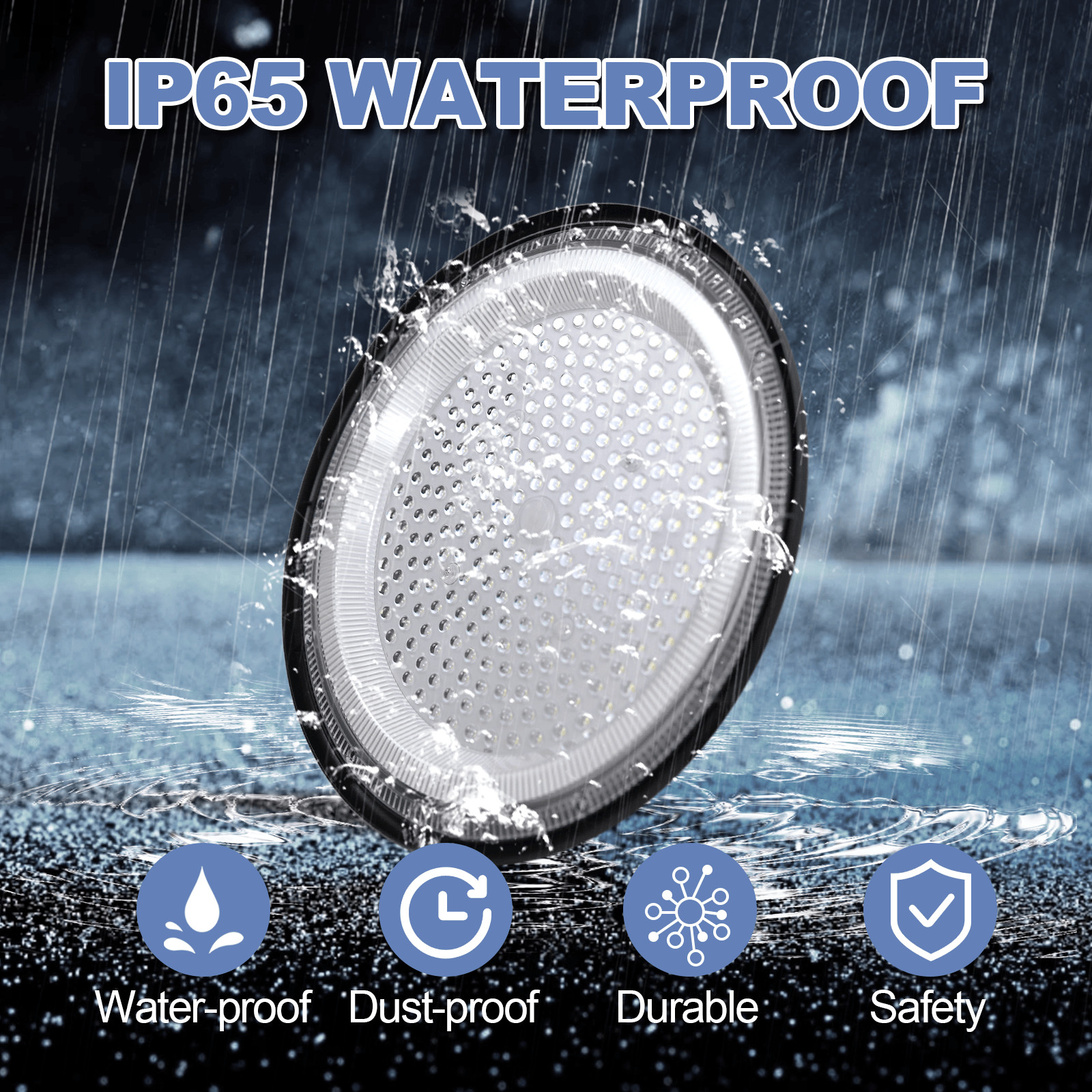 500W Super Bright Warehouse LED UFO High Bay Lights Factory Shop GYM Light Lamp