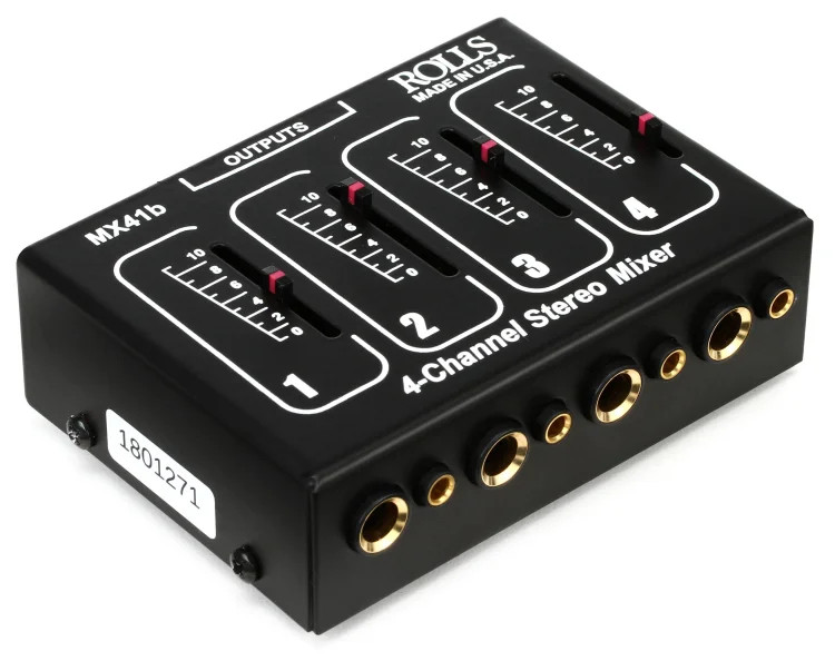 Rolls MX41B Stereo 4-channel Mixer