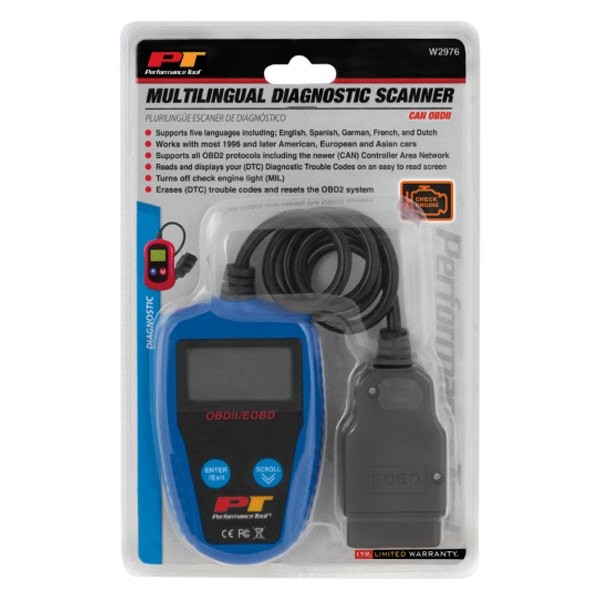 Performance Tool OBD-II Multilingual Scan Tool