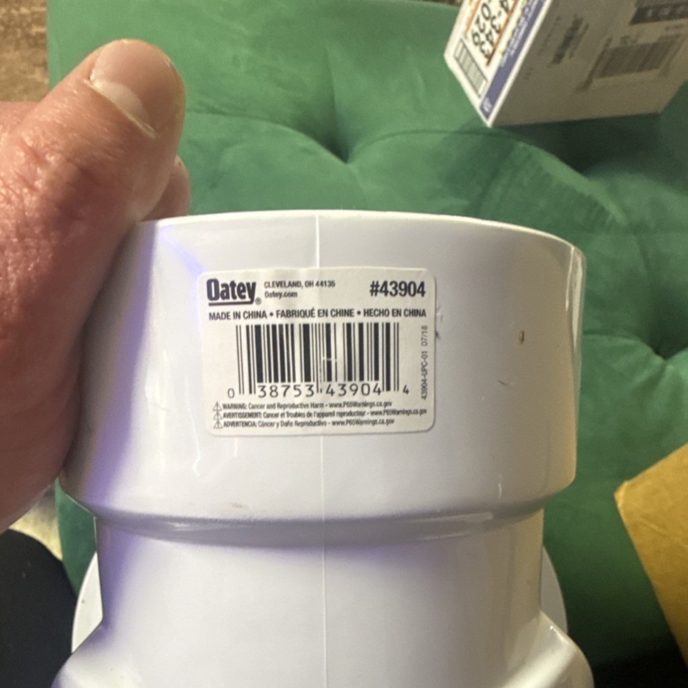 Oatey 4 in. PVC Backwater Valve