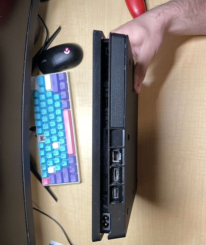 ps4 console 2 controllers and games