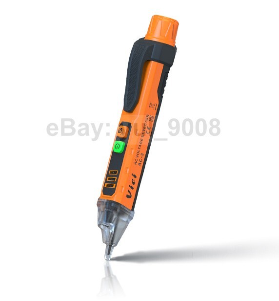 Switchable sensitivity AC live wire test voltage Detector w/ sound Light alarm