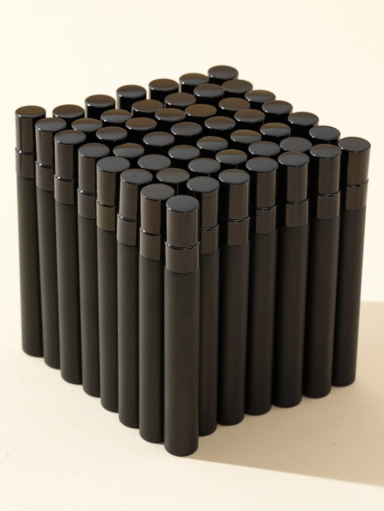 50PCS - Empty Refillable Travel Glass Perfume Bottle With Spray Atomizer