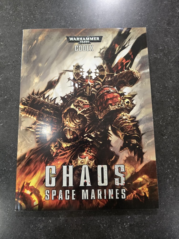 Warhammer 40K Codex Chaos Space Marines Games Workshop