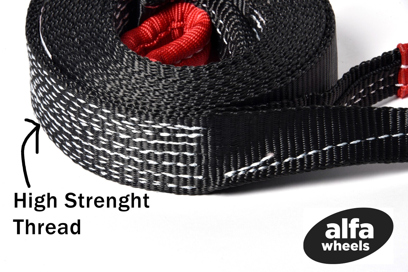 2 Pack Tow Strap 30 ft winch sling 2" 9000lbs off road snow ATV UTV 4x4 2x30