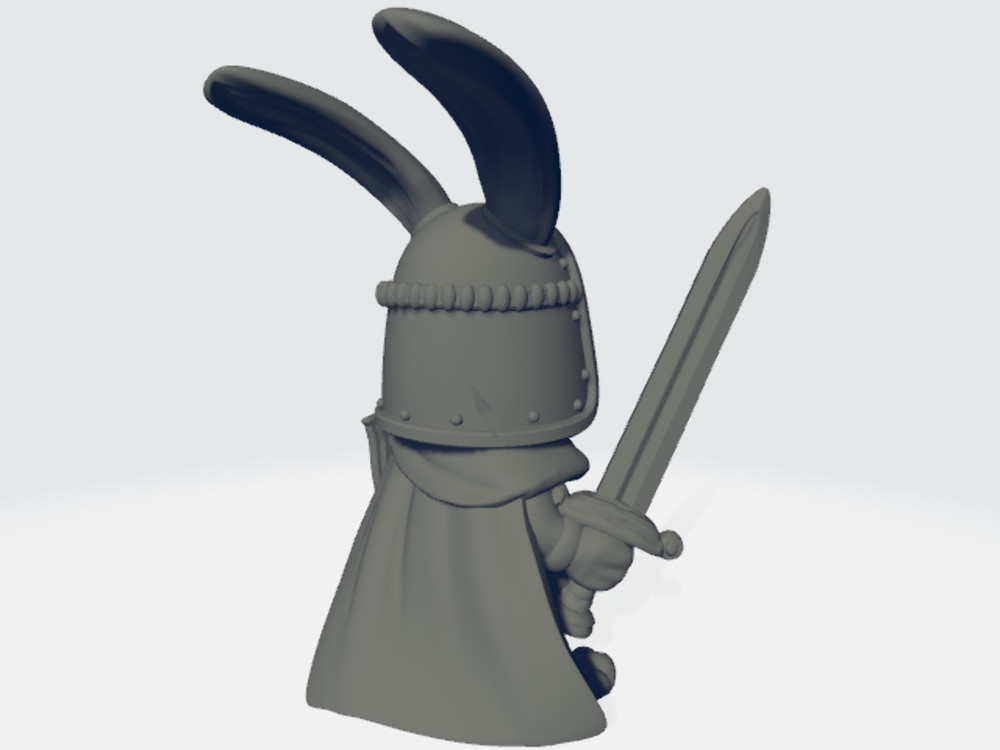 Seahorse 3D - Rabbit Warrior