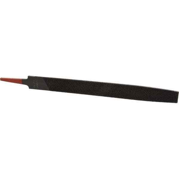 Simonds File 12" Long, Bastard Cut, Flat American-Pattern File Double Cut, 9/...