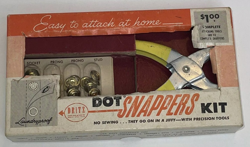 Vintage Dritz Dot Snappers Kit