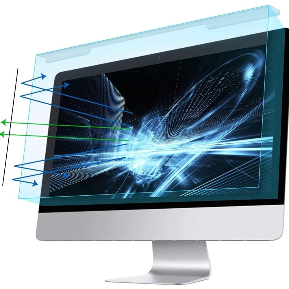 20-22 inch Computer Blue Light Blocking Screen Protector Anti-UV Eye Protecti...