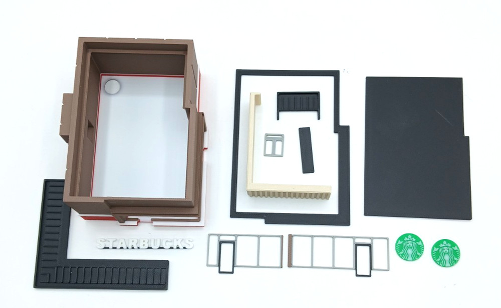 HO Scale Restaurant Kit - Starbucks